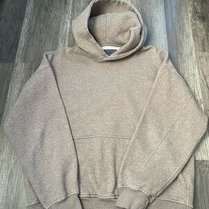 Abercrombie & Fitch Beige Hoodie Sweater